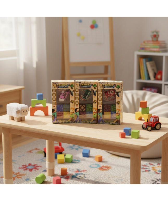 Magnetic Block Building Blocks