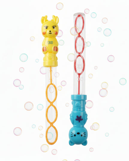 Packaged children's straw with cartoon character on a white background