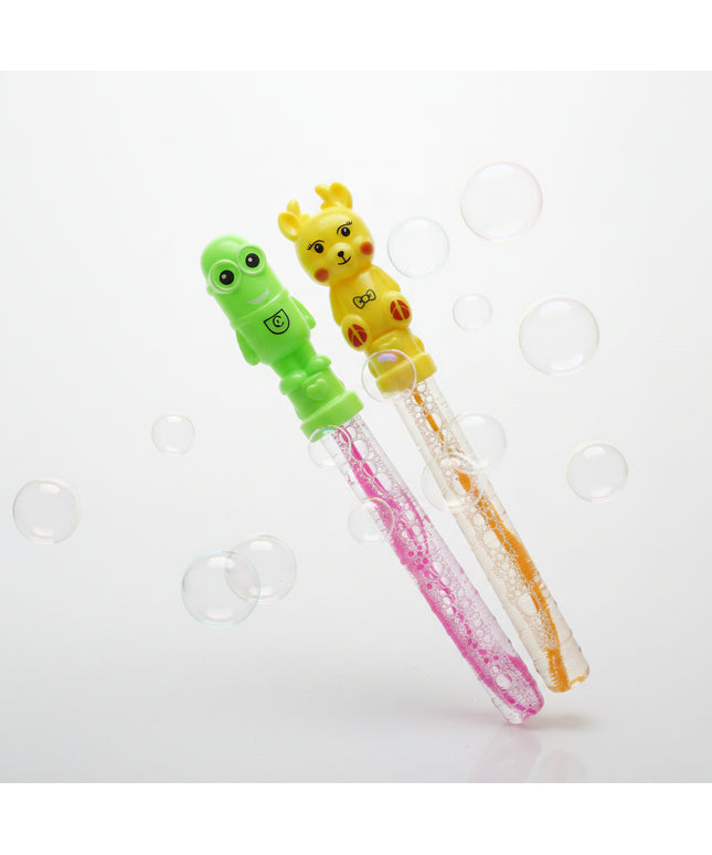 Two cartoon-themed straws in packaging on a white background