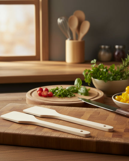 Square Mouth Wooden Spatula