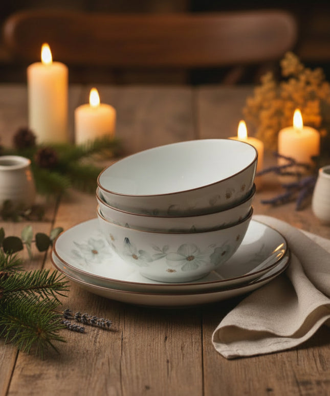 6-Pc 6-inch Straight Bowl With Patterns