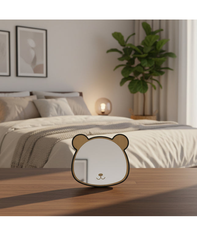 Bear Face Tabletop Mirror