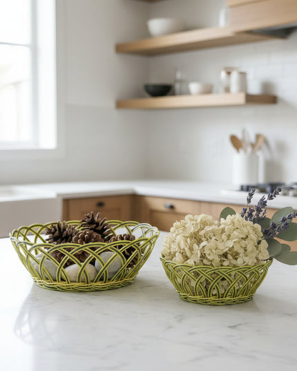 Three-Wire Woven Basket 22*9