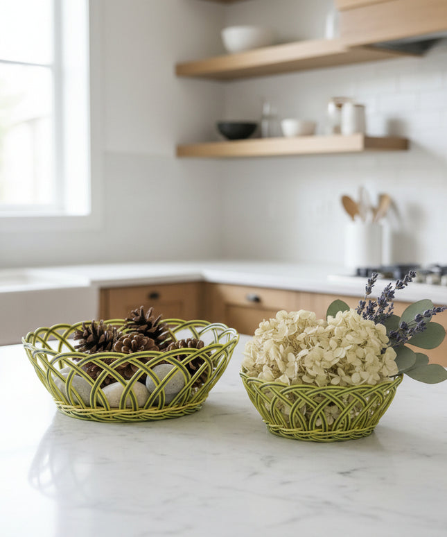 Three-Wire Woven Basket 22*9