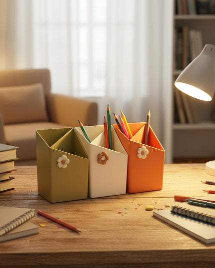 Nordic 2 Compartment Pen Holder