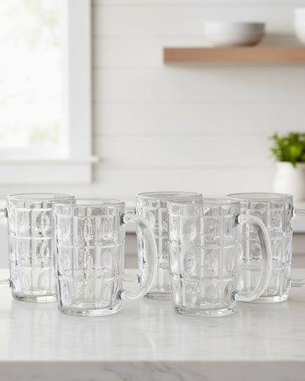 6-Pc Pineapple Glass Cup