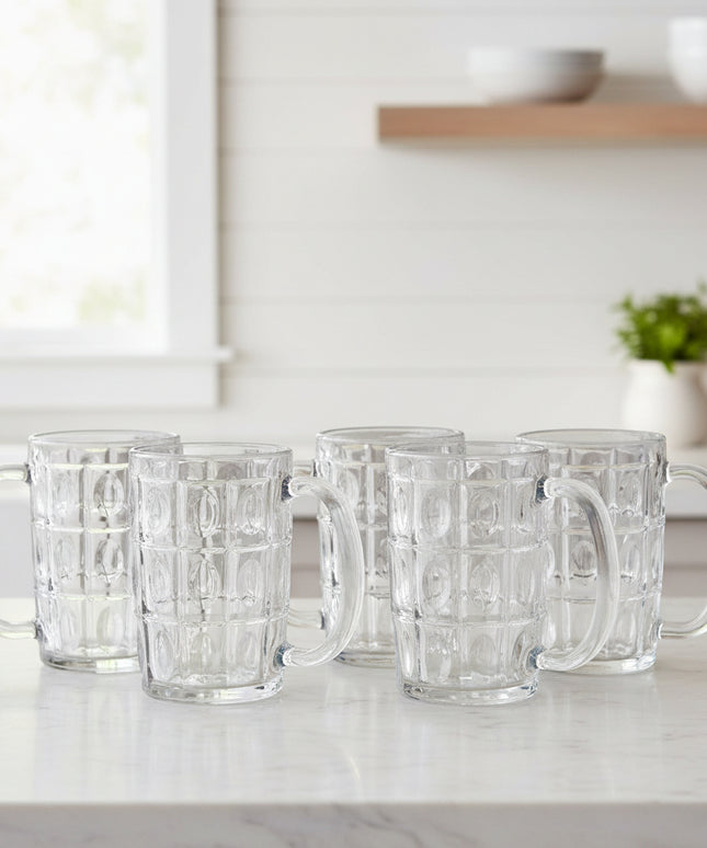 6-Pc Pineapple Glass Cup