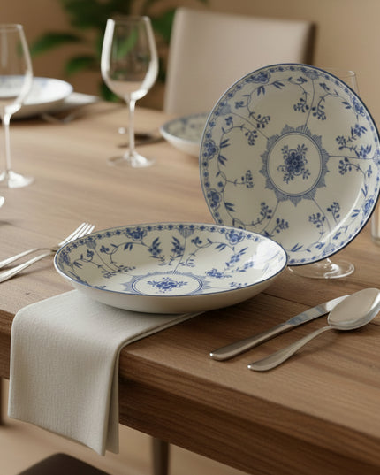 6-Pc Printed 8 inch Dinner Plate
