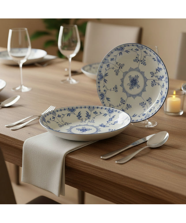 6-Pc Printed 8 inch Dinner Plate