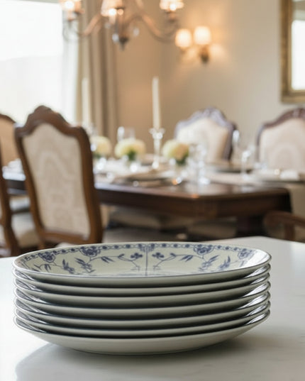 6-Pc Printed 8 inch Dinner Plate