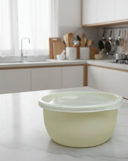 3-Pc Round Refrigerator Storage Container with Spoon