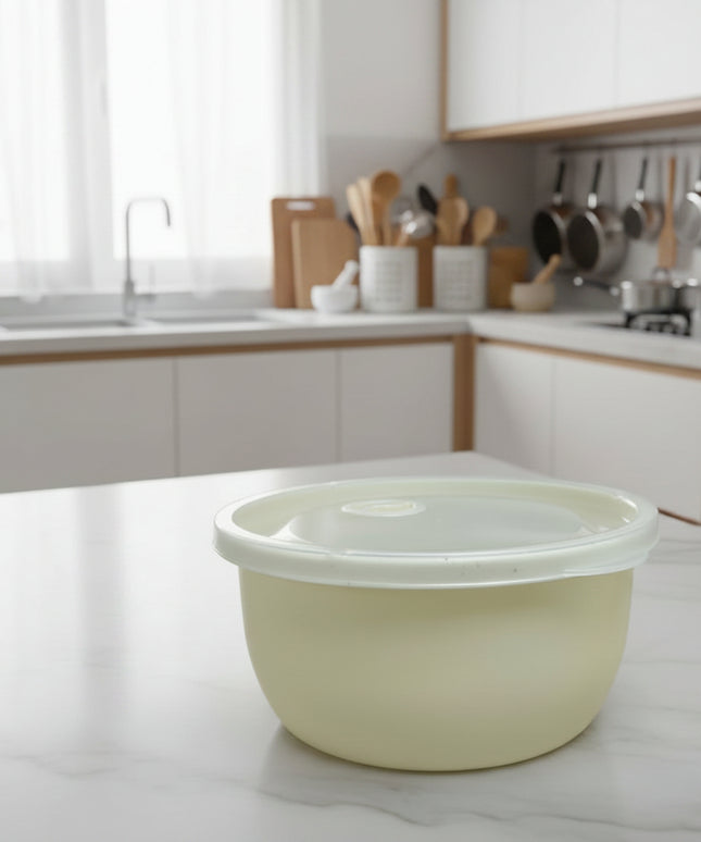 3-Pc Round Refrigerator Storage Container with Spoon