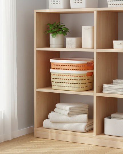 2-Pc Rattan Square Storage Basket