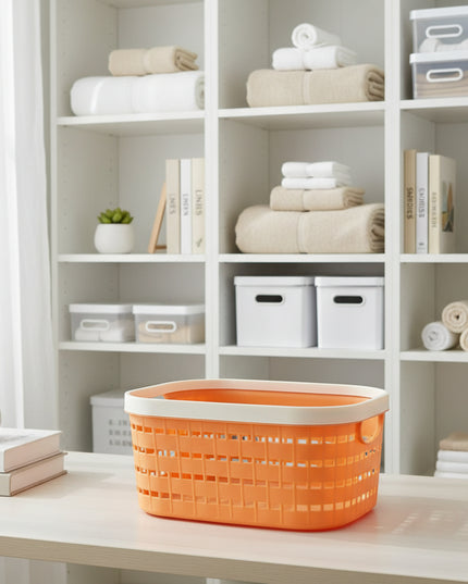 2-Pc Rattan Square Storage Basket