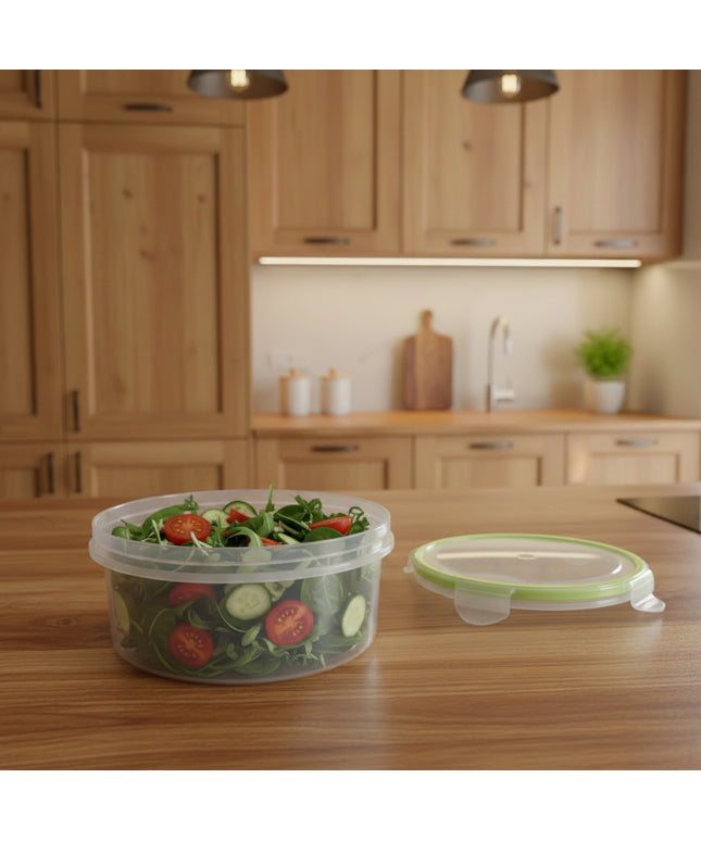 4-Pc Circular Refrigerator Container