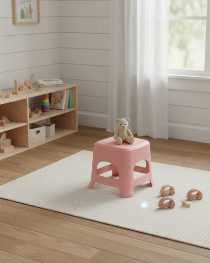 4-Pc Toddler Matte Plastic Stool