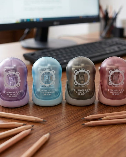 4-Pc Space Capsule Pencil Sharpener