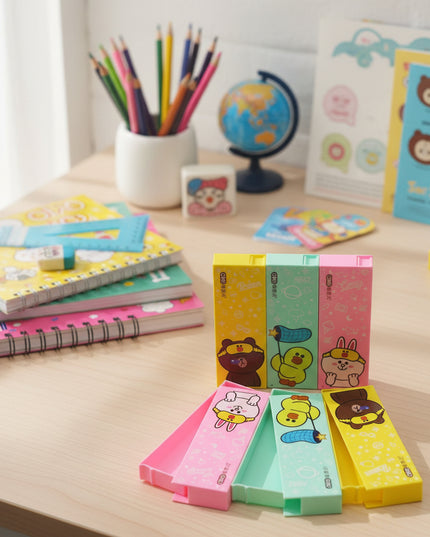 Cartoon-Theme Single Compartment Pencil Case