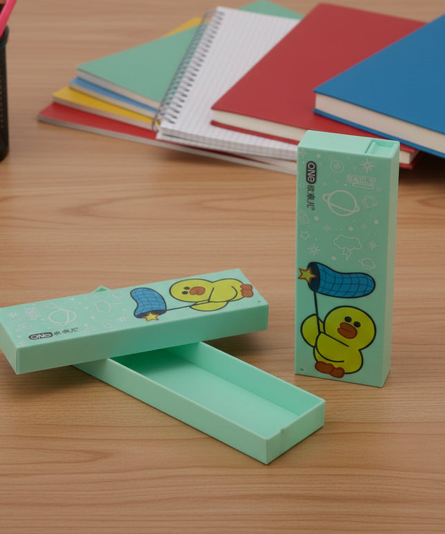 Cartoon-Theme Single Compartment Pencil Case