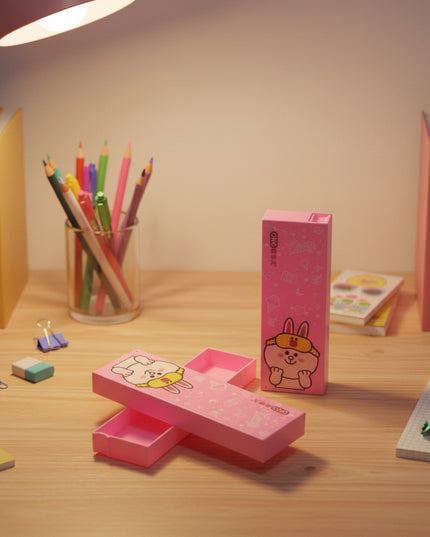 Cartoon-Theme Single Compartment Pencil Case