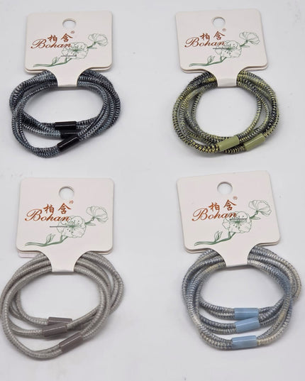 Boxed Two Milk Curry Color Woven Rubber Tendons
