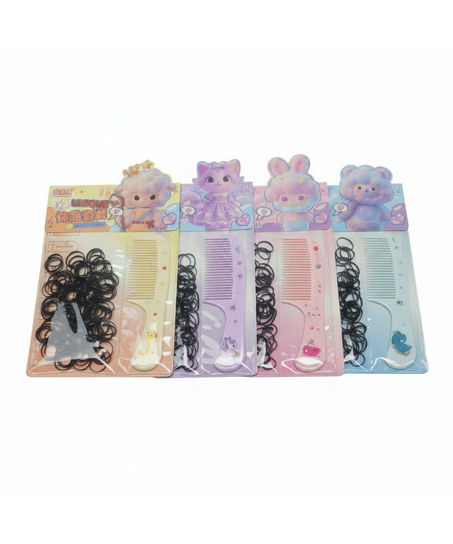 Pocket Black Pull Continuous Comb Combination