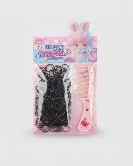 Pocket Black Pull Continuous Comb Combination