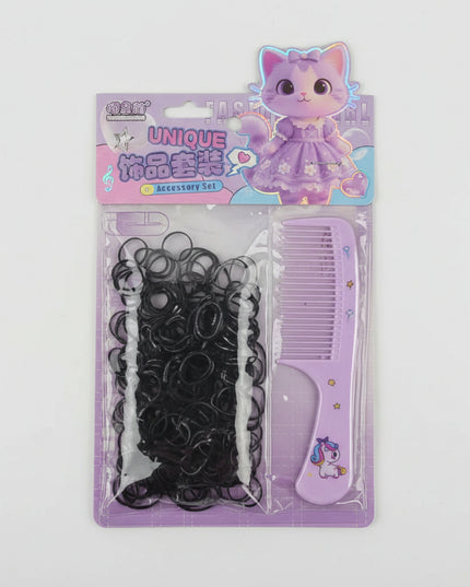 Pocket Black Pull Continuous Comb Combination