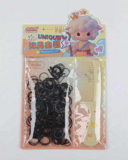 Pocket Black Pull Continuous Comb Combination