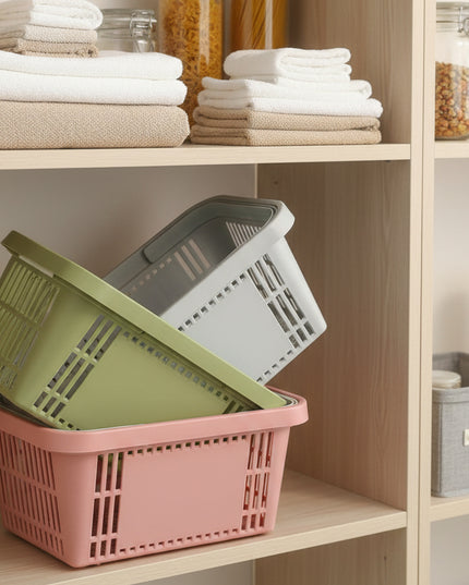 4-Pc Pantry Organization Storage Basket