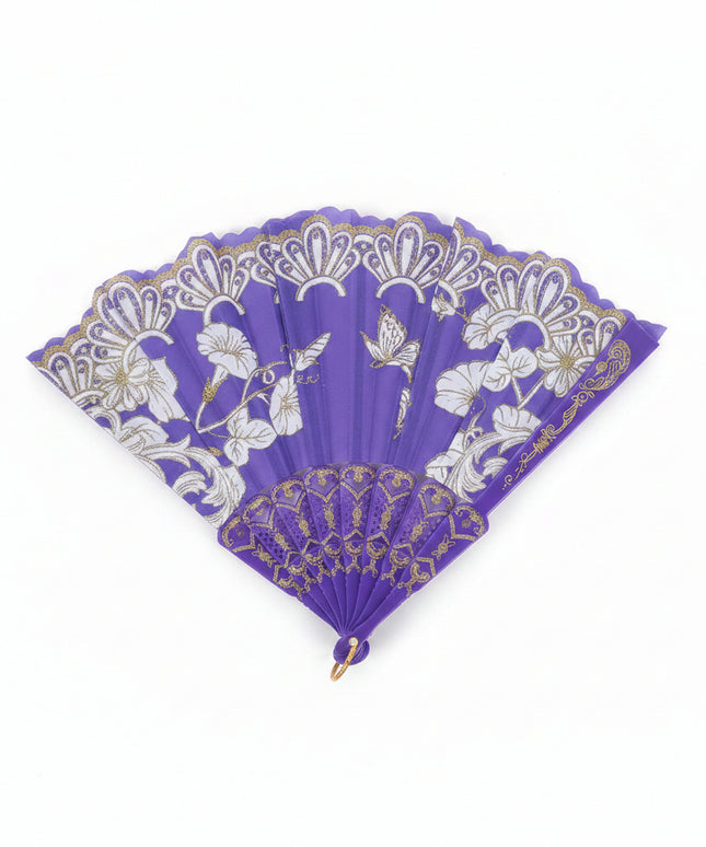 Bronzing Butterfly Folding Fan