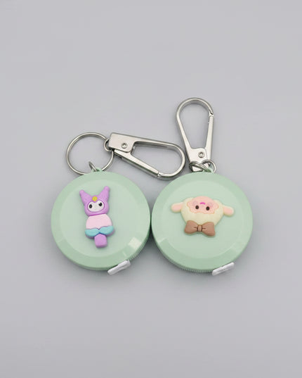 Cartoon Tape Measure Ear Scoop Key Chain (1.5 meters)
