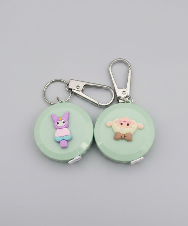 Cartoon Tape Measure Ear Scoop Key Chain (1.5 meters)