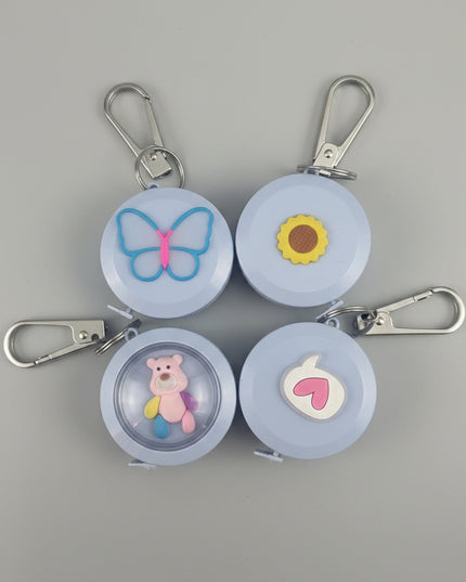 Cartoon Tape Measure Ear Scoop Key Chain (1.5 meters)