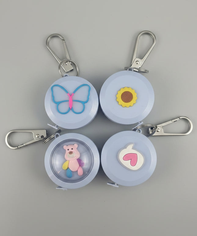 Cartoon Tape Measure Ear Scoop Key Chain (1.5 meters)