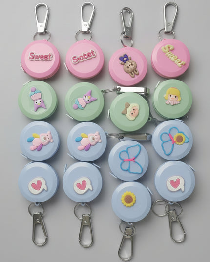 Cartoon Tape Measure Ear Scoop Key Chain (1.5 meters)