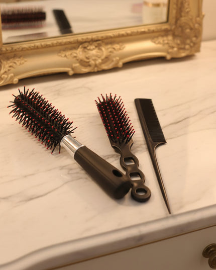 Curl Comb Three-Piece Set