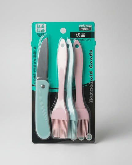 Silicone Food Brush Braai Combo (4-Pack)