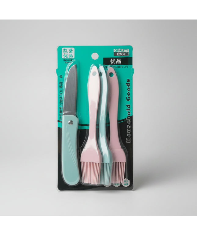 Silicone Food Brush Braai Combo (4-Pack)