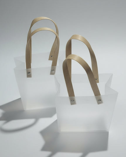Rivet Frosted Transparent Small Gift Bag (vertical)