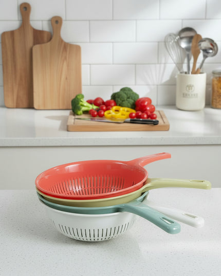 Long Handle Kitchen Strainer