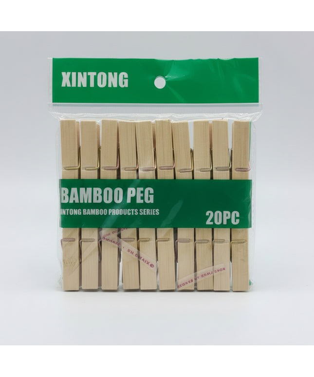 2-Pack Small Bamboo Clip