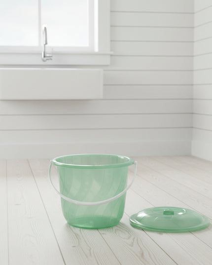 Transparent Bucket With Lid (46*46*104cm)