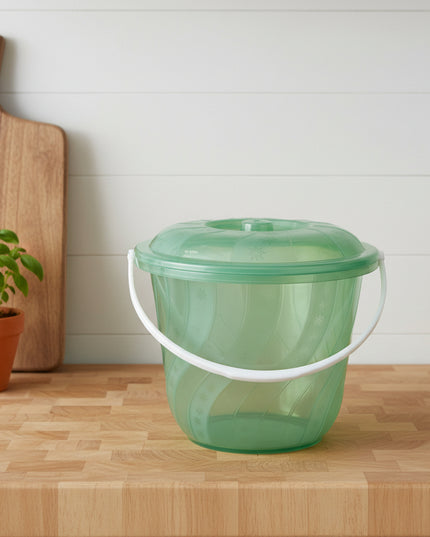 Transparent Bucket With Lid (46*46*104cm)