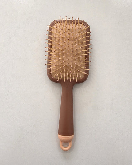 Brown Square Air Cushion Hairbrush
