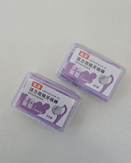 50-Pc Boxed Double-Line Dental Floss