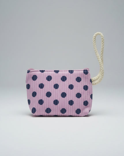 Corduroy Polka Dot Bag (portable)