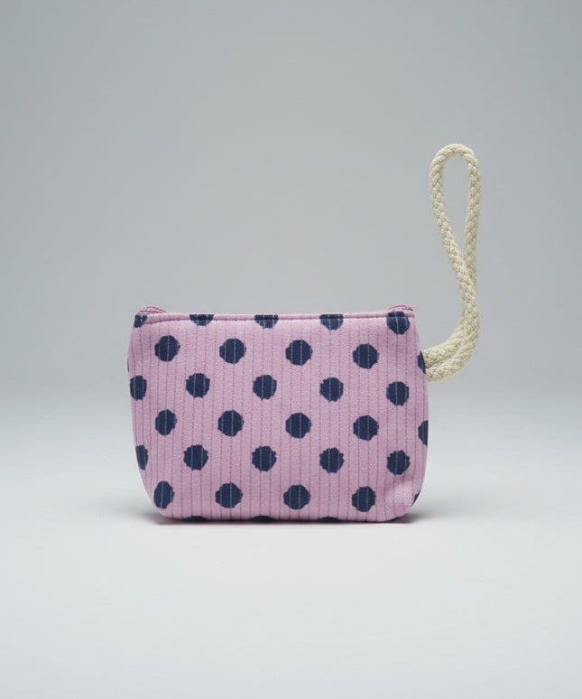 Corduroy Polka Dot Bag (portable)