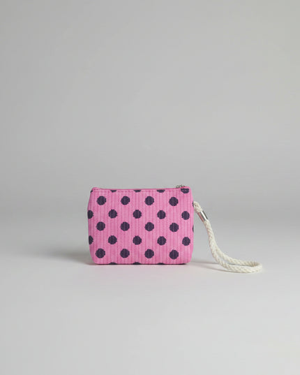 Corduroy Polka Dot Bag (portable)