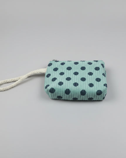 Corduroy Polka Dot Bag (portable)